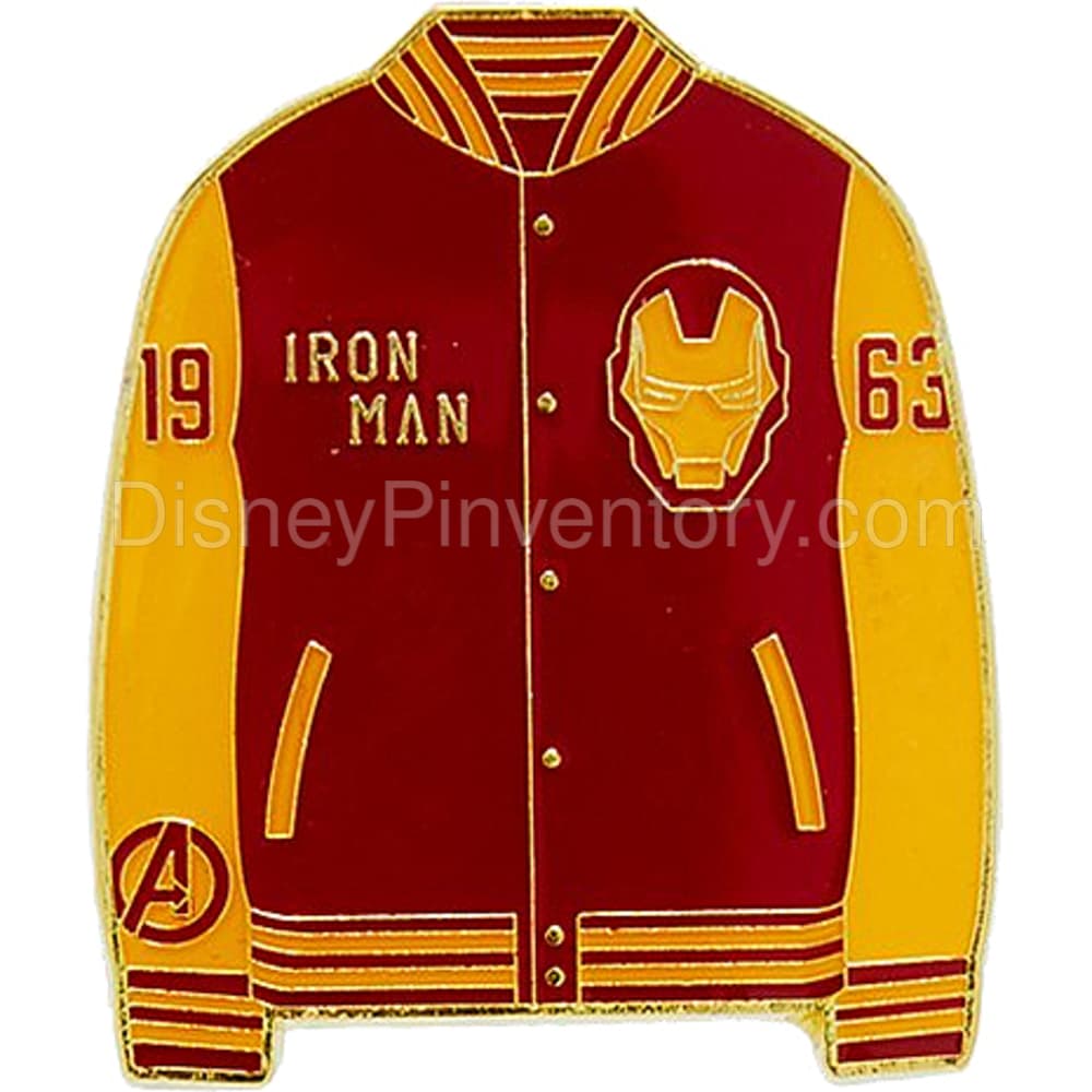 Loungefly Marvel Hero Varsity Jacket Blind Box Pin Set - Iron Man Pin - BoxLunch Exclusive - Pin 35158