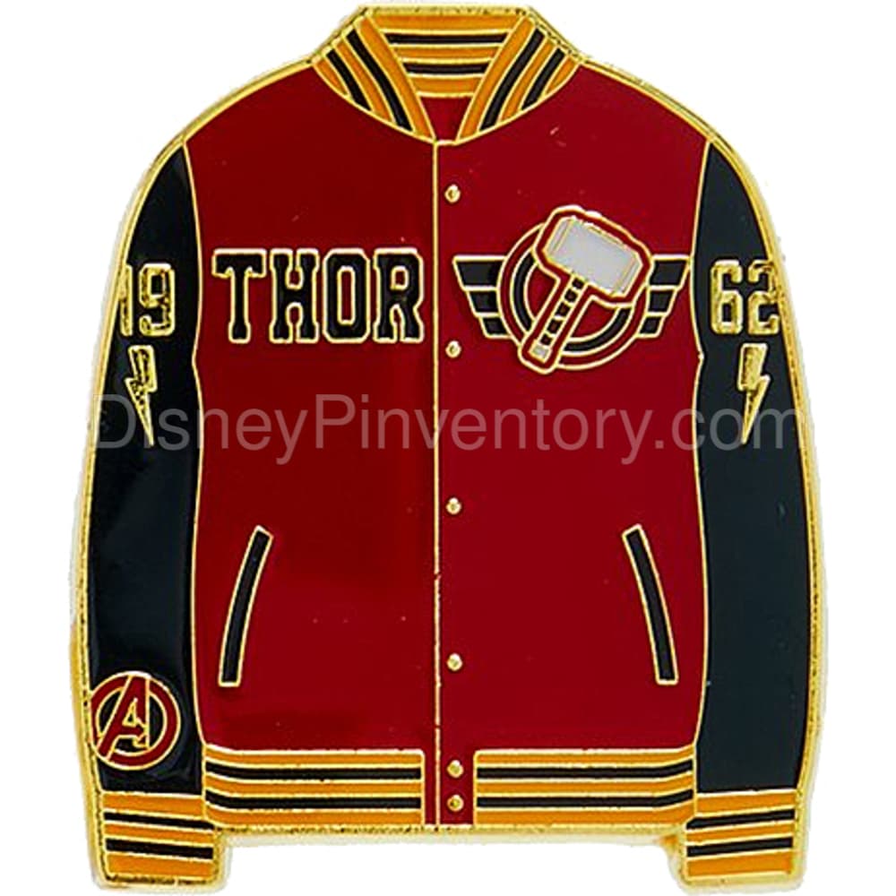 Loungefly Marvel Hero Varsity Jacket Blind Box Pin Set - Thor Pin - BoxLunch Exclusive - Pin 35159