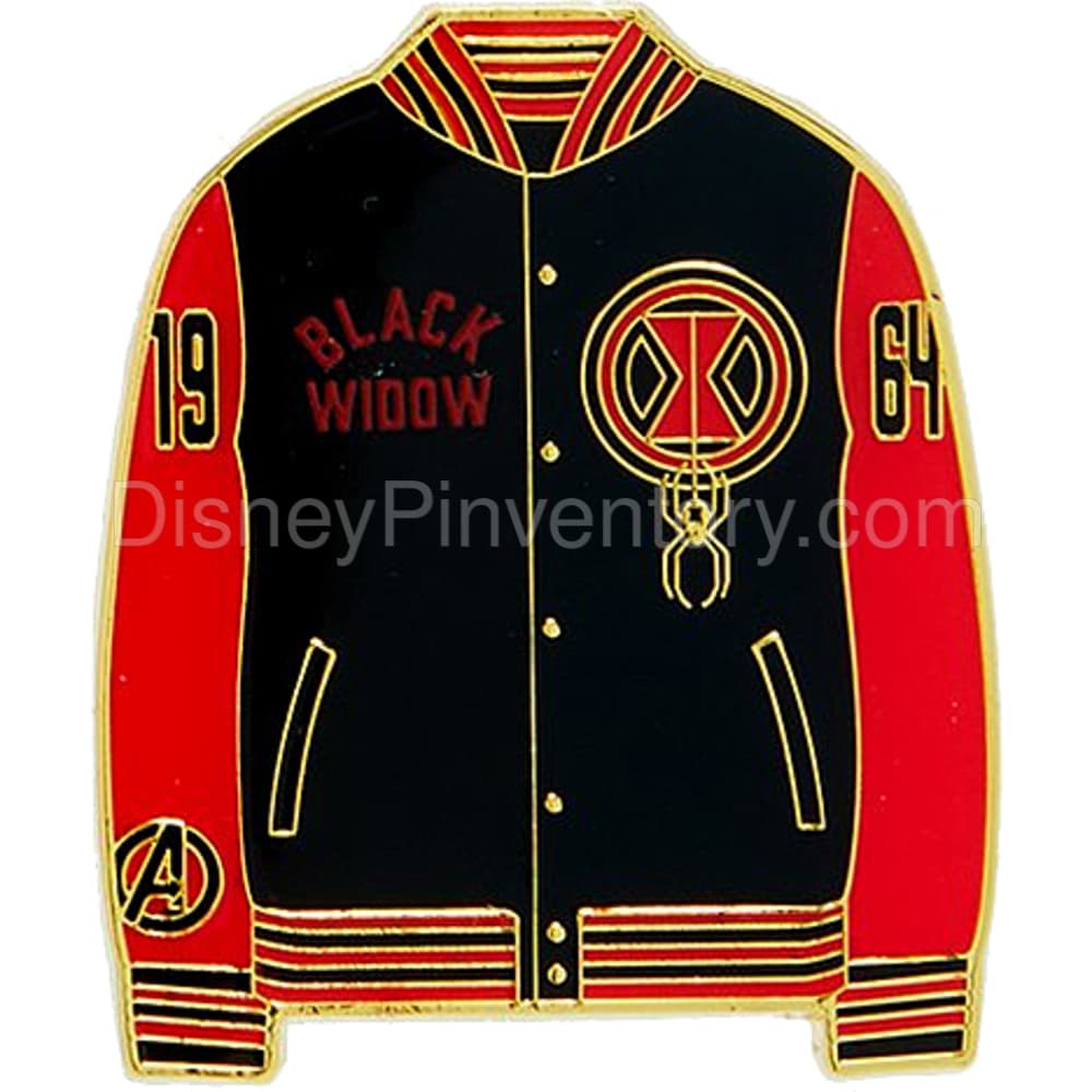 Loungefly Marvel Hero Varsity Jacket Blind Box Pin Set - Black Widow Pin - BoxLunch Exclusive - Pin 35162