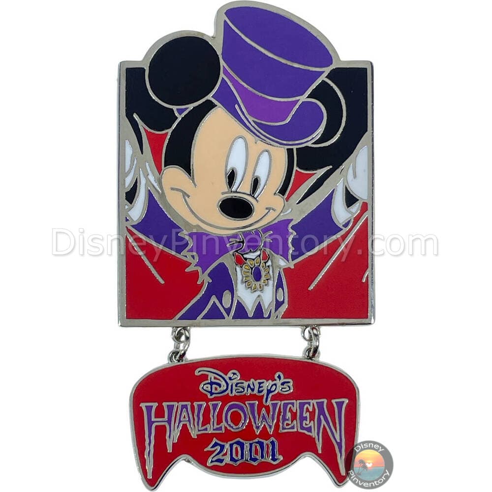 Tokyo Disneyland Halloween 2001 Pin - Vampire Mickey Mouse - Pin 37867