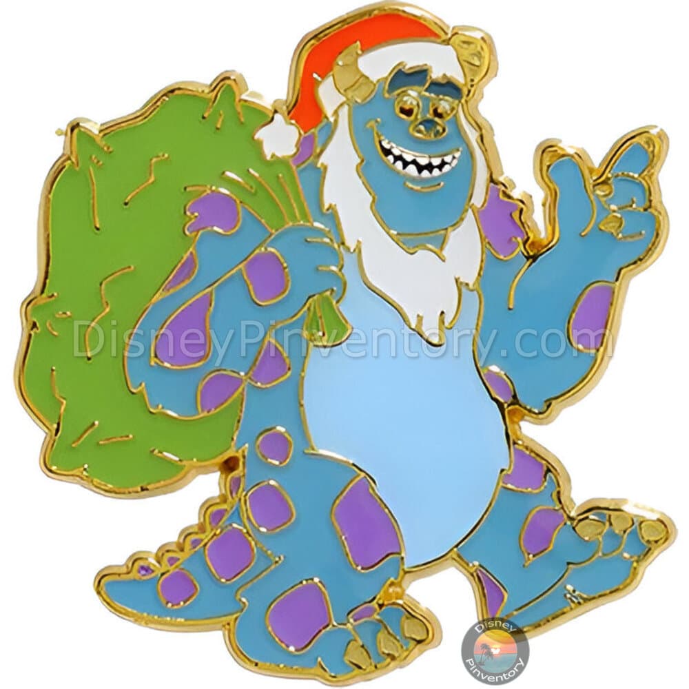Loungefly Disney Pixar Character Holiday Blind Box Pin Set - Sulley as Santa - Pin 39589