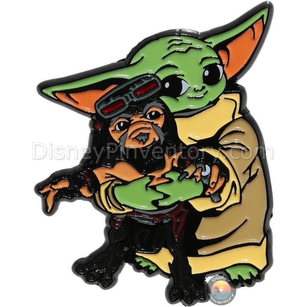 Star Wars The Mandalorian Grogu & Babu Frik Pin - Pin 40060