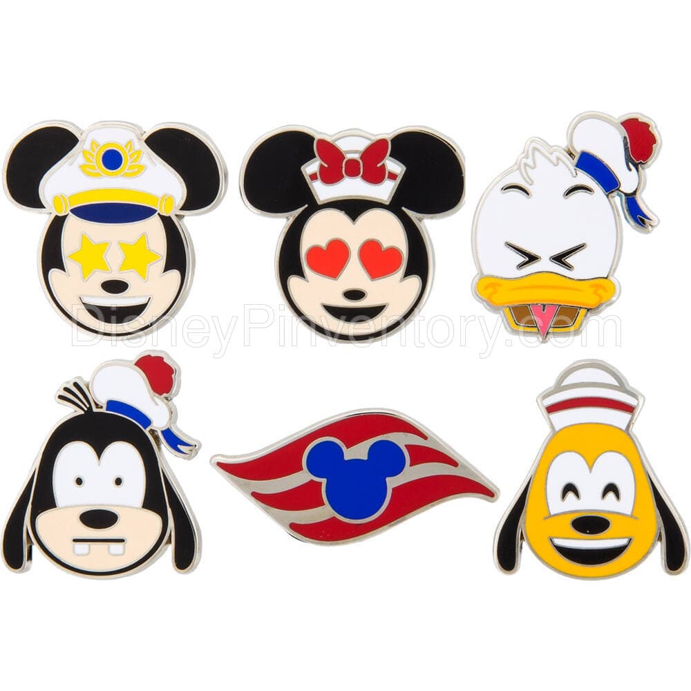 Disney Cruise Line Emoji Set - Pin 41835