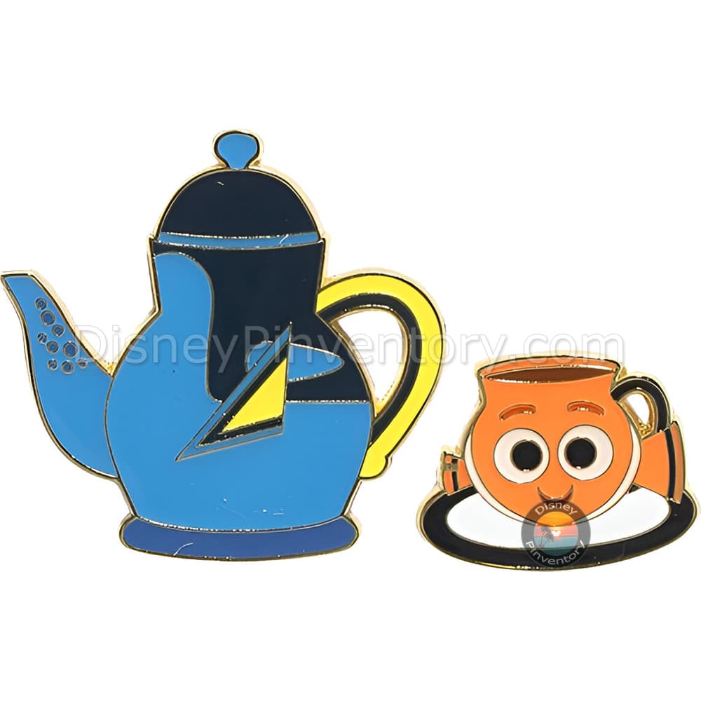 Loungefly Disney Pixar Tea Set Blind Box Pin Set - Dory & Nemo - Pin 42083