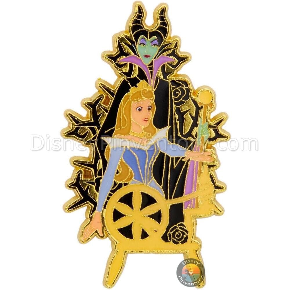 Loungefly Disney Sleeping Beauty Aurora & Maleficent Glow-in-the-Dark Pin - Pin 42374