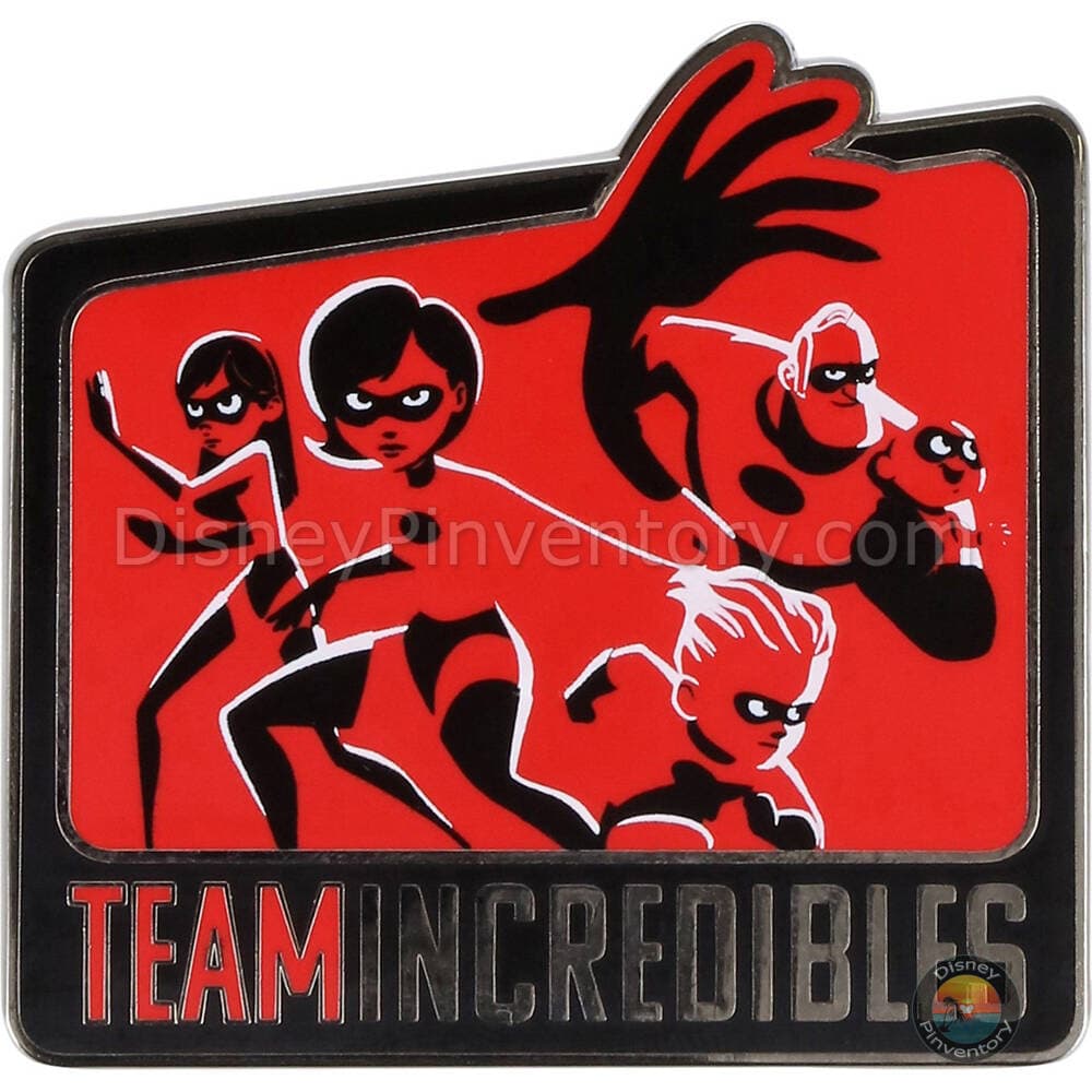 Disneyland Paris Team Incredibles Pin - Pin 43534