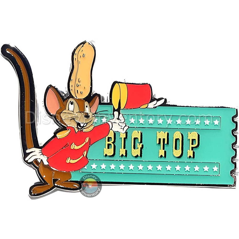 Loungefly Disney Dumbo Circus Blind Box Pin Set - Timothy with Big Top Circus Ticket - BoxLunch Exclusive - Pin 43740