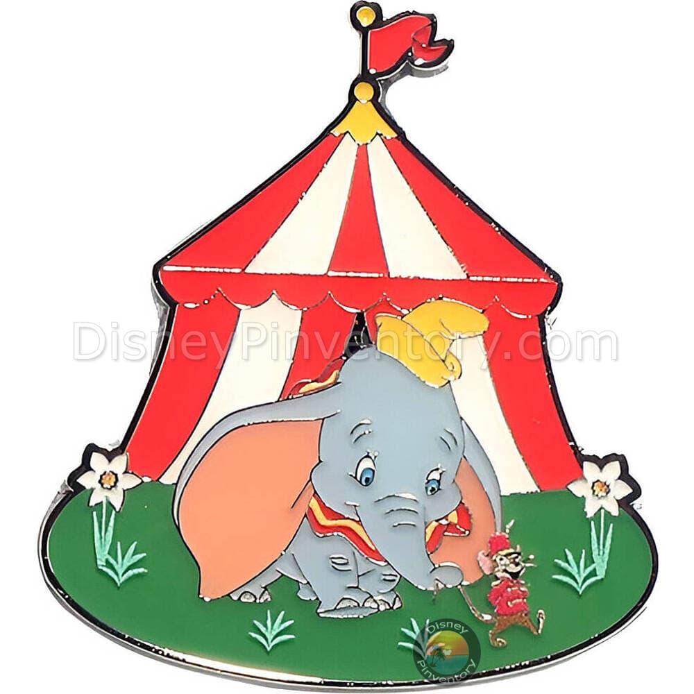 Loungefly Disney Dumbo Circus Blind Box Pin Set - Dumbo with Timothy Outside Circus Tent - BoxLunch Exclusive - Pin 43741