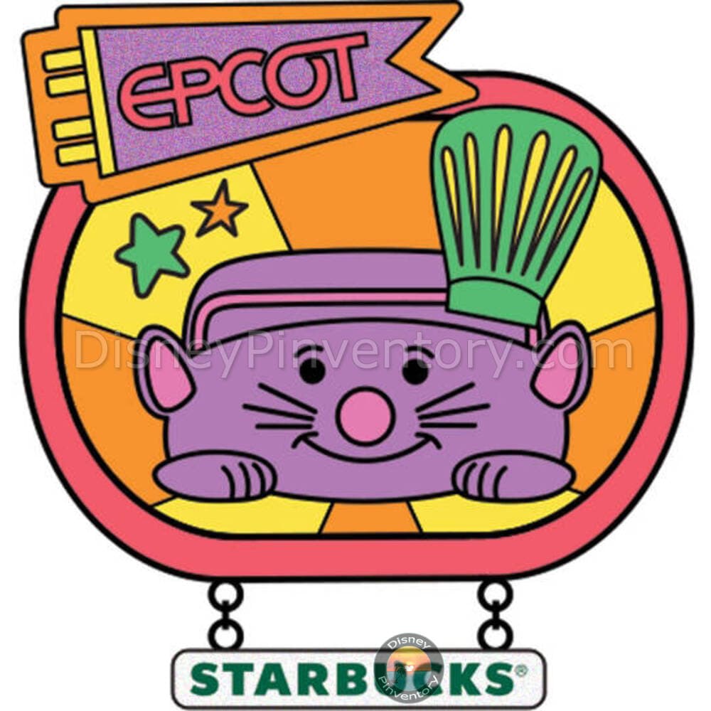 EPCOT Starbucks Mystery Pin Set - Remy's Ratatouille Adventure - Pin 43987