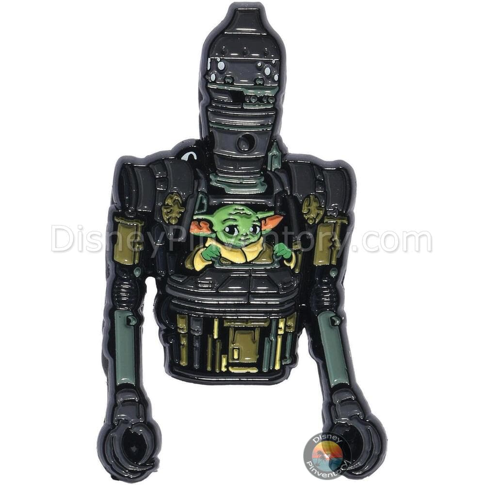 Star Wars: The Mandalorian 3 Grogu in IG-12 Pin - Pin 44462