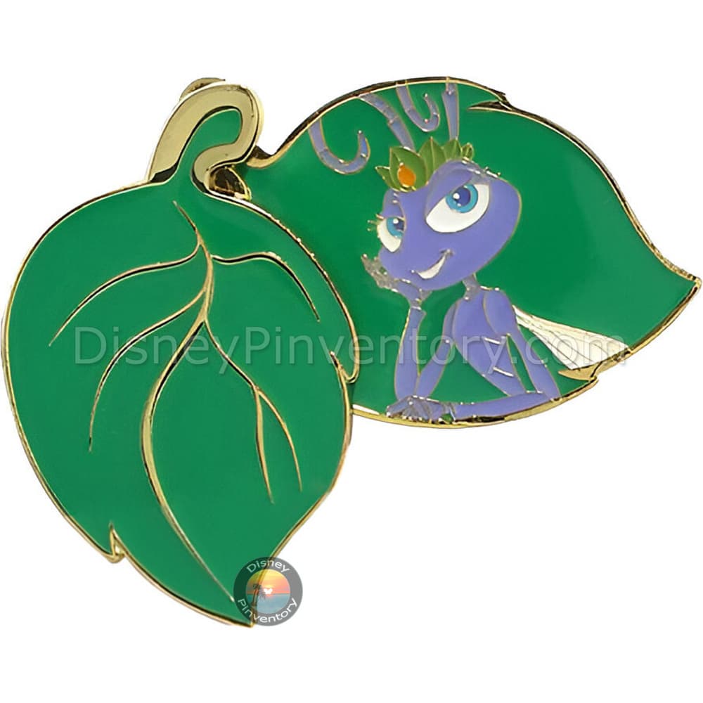 Loungefly Disney Pixar A Bug's Life Character Leaf Sliding Blind Box Pin Set - Princess Atta - BoxLunch Exclusive - Pin 44872