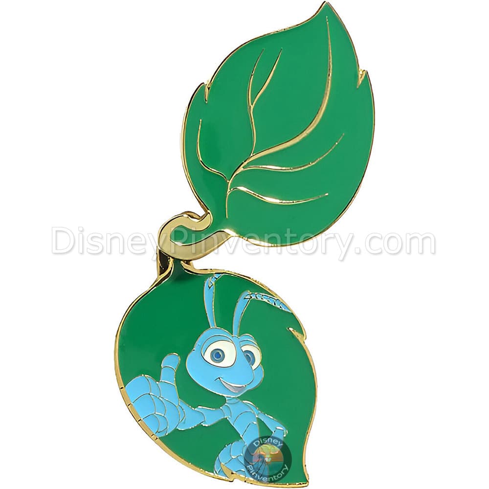 Loungefly Disney Pixar A Bug's Life Character Leaf Sliding Blind Box Pin Set - Flik - BoxLunch Exclusive - Pin 44873