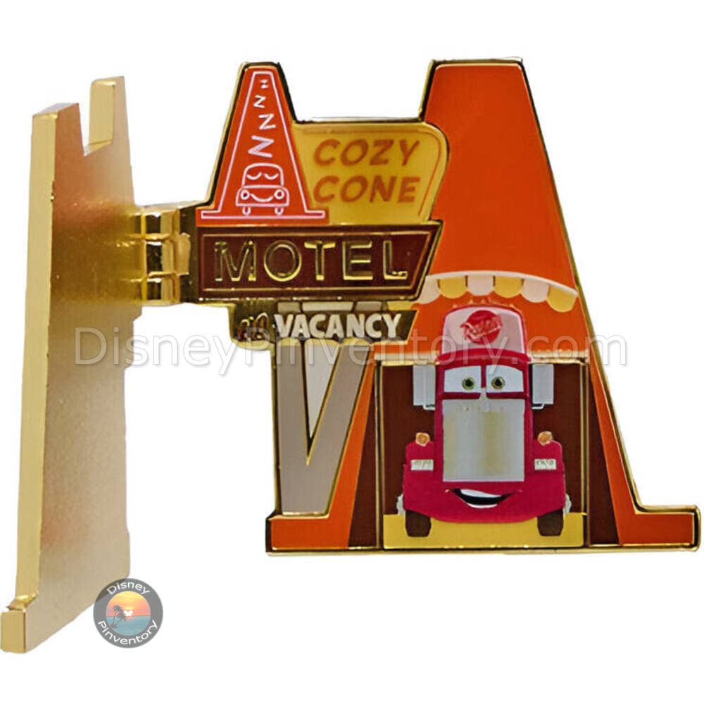 Loungefly Disney Pixar Cars Cozy Cone Motel Hinged Blind Box Pin Set - Mack - BoxLunch Exclusive - Pin 44901