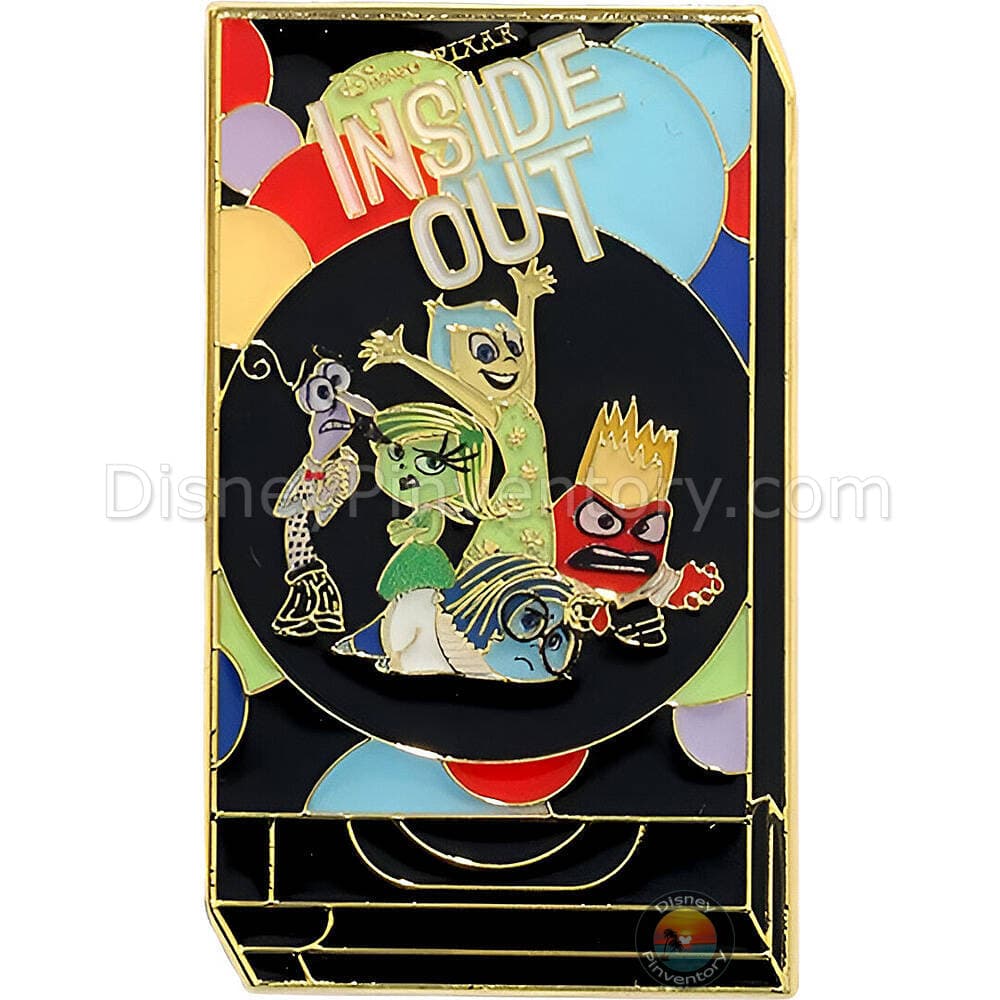 Loungefly Disney Pixar VHS Covers Blind Box Pin Set - Inside Out - BoxLunch Exclusive - Pin 45024
