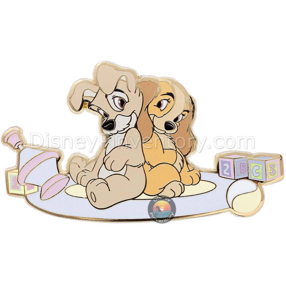 Disney Lady and the Tramp Babies Pin - PALM Exclusive - Pin 45065