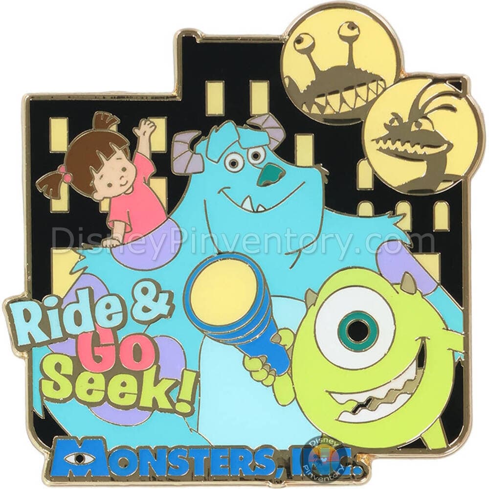 Monsters, Inc. Ride & Go Seek Pin - Tokyo Disney Resort - Pin 45232