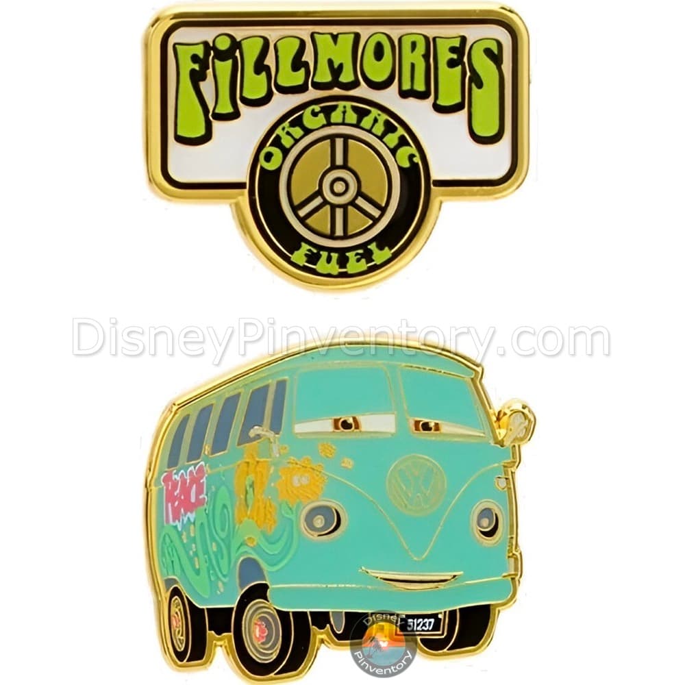 Loungefly Disney Pixar Cars Signs Blind Box Pin Set - Filmore & Sign Set - BoxLunch Exclusive - Pin 45406