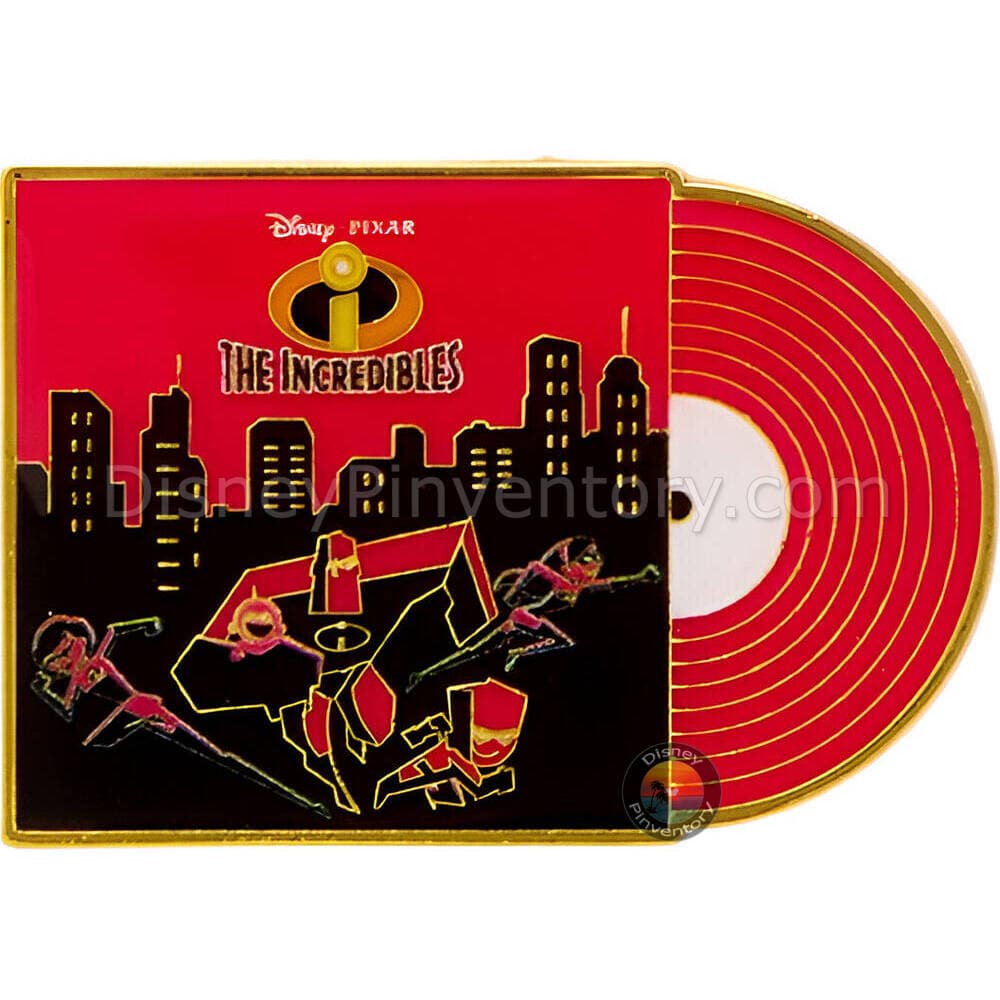 Loungefly Disney Pixar Records Blind Box Pin Set - The Incredibles - BoxLunch Exclusive - Pin 45629