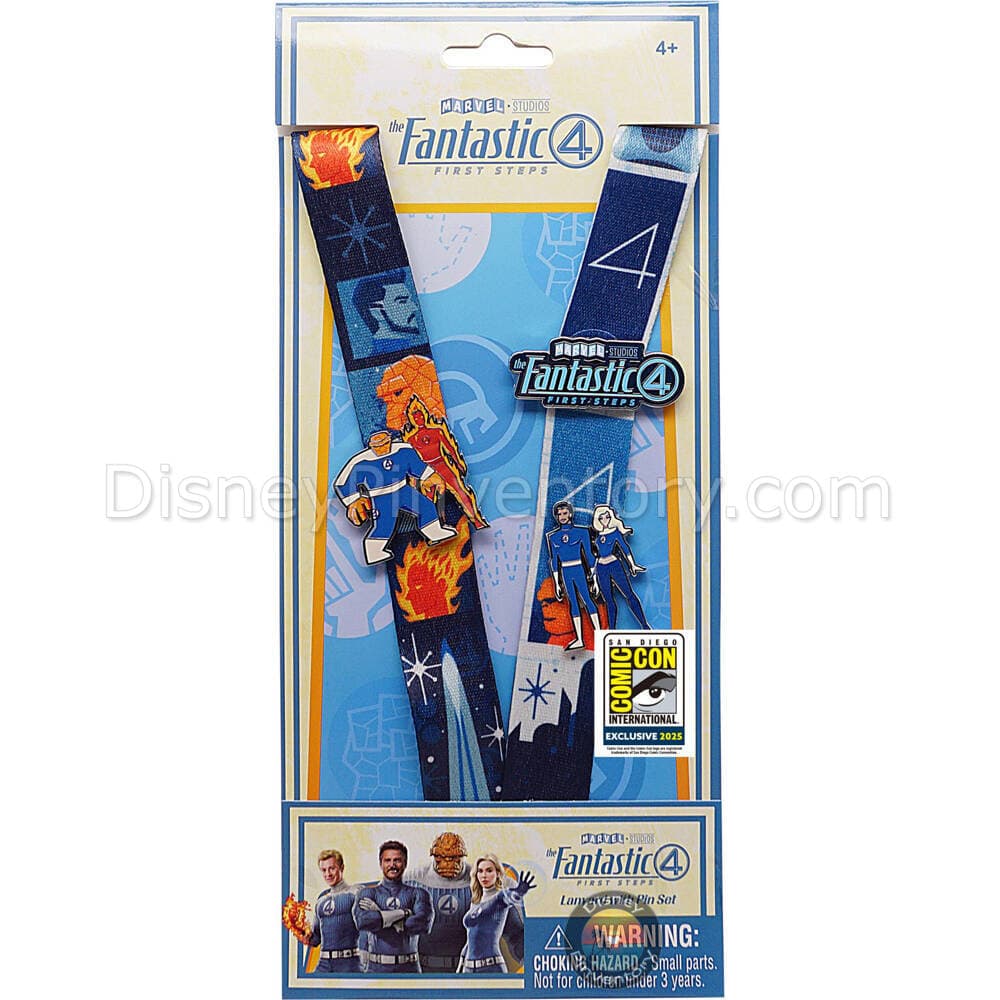 Fantastic Four: First Steps - Lanyard and Pin Set - SDCC 2025 - Pin 45818