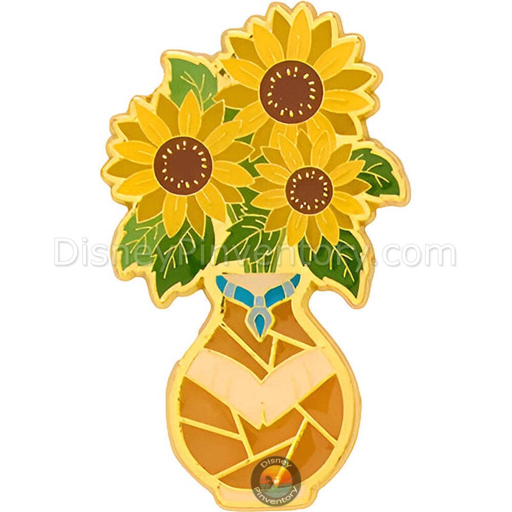 Loungefly Disney Princess Flower Vase Stained Glass Blind Box Pin Set - Pocahontas - BoxLunch Exclusive - Pin 46212