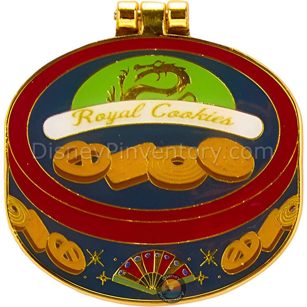 Loungefly Disney Princess Royal Cookies Hinged Blind Box Pin Set - Mulan - BoxLunch Exclusive - Pin 46232