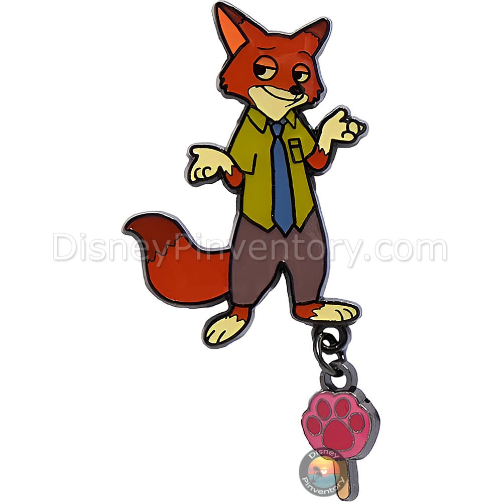 Loungefly Disney Zootopia Charmed Blind Box Pin Set - Nick Wilde - BoxLunch Exclusive - Pin 46308
