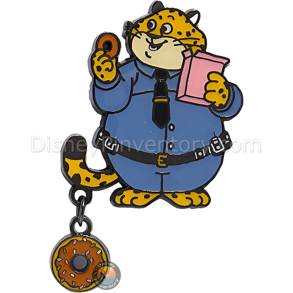 Loungefly Disney Zootopia Charmed Blind Box Pin Set - Officer Clawhauser - BoxLunch Exclusive - Pin 46309