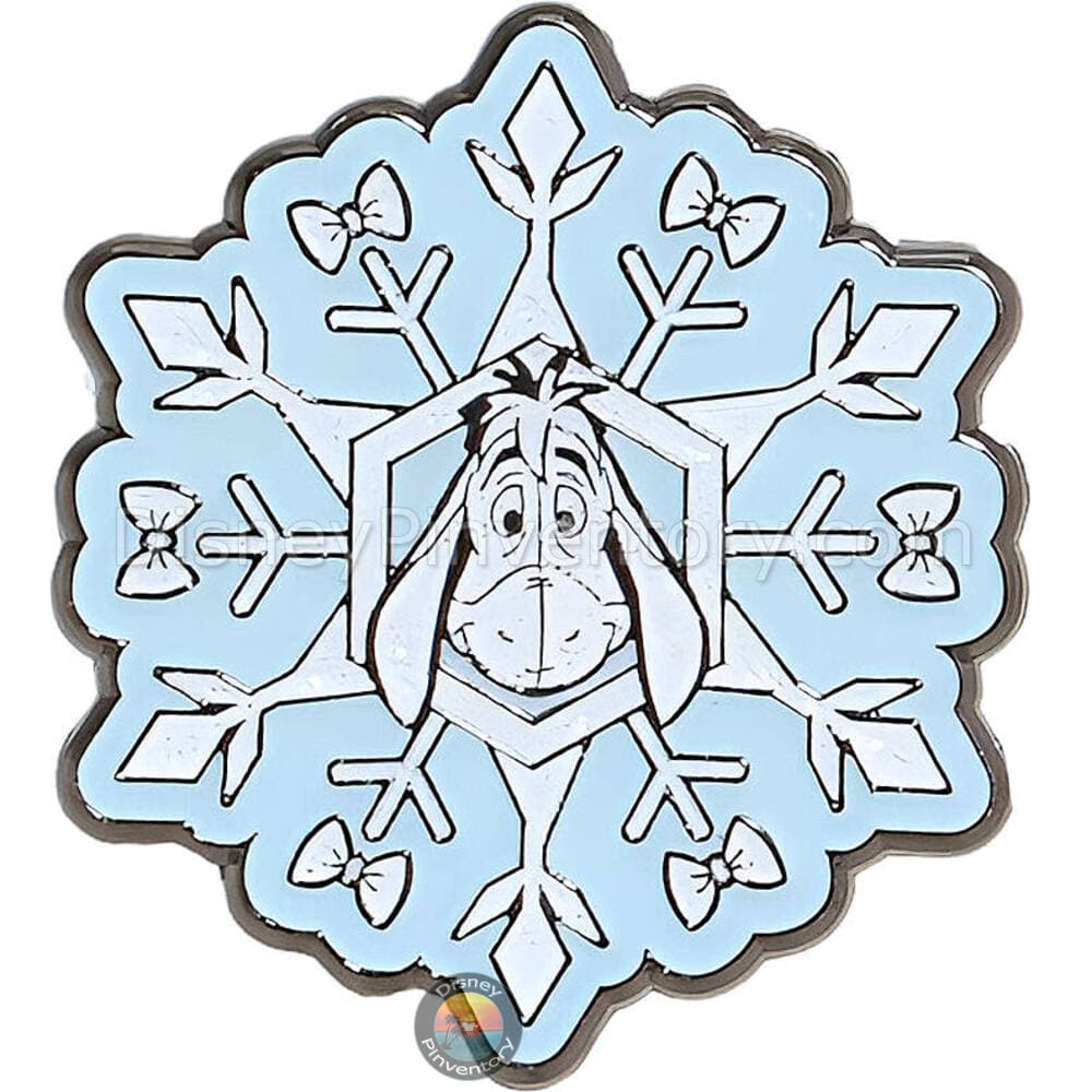 Loungefly Disney Winnie The Pooh Snowflake Blind Box Pin Set - Eeyore - Pin 46847