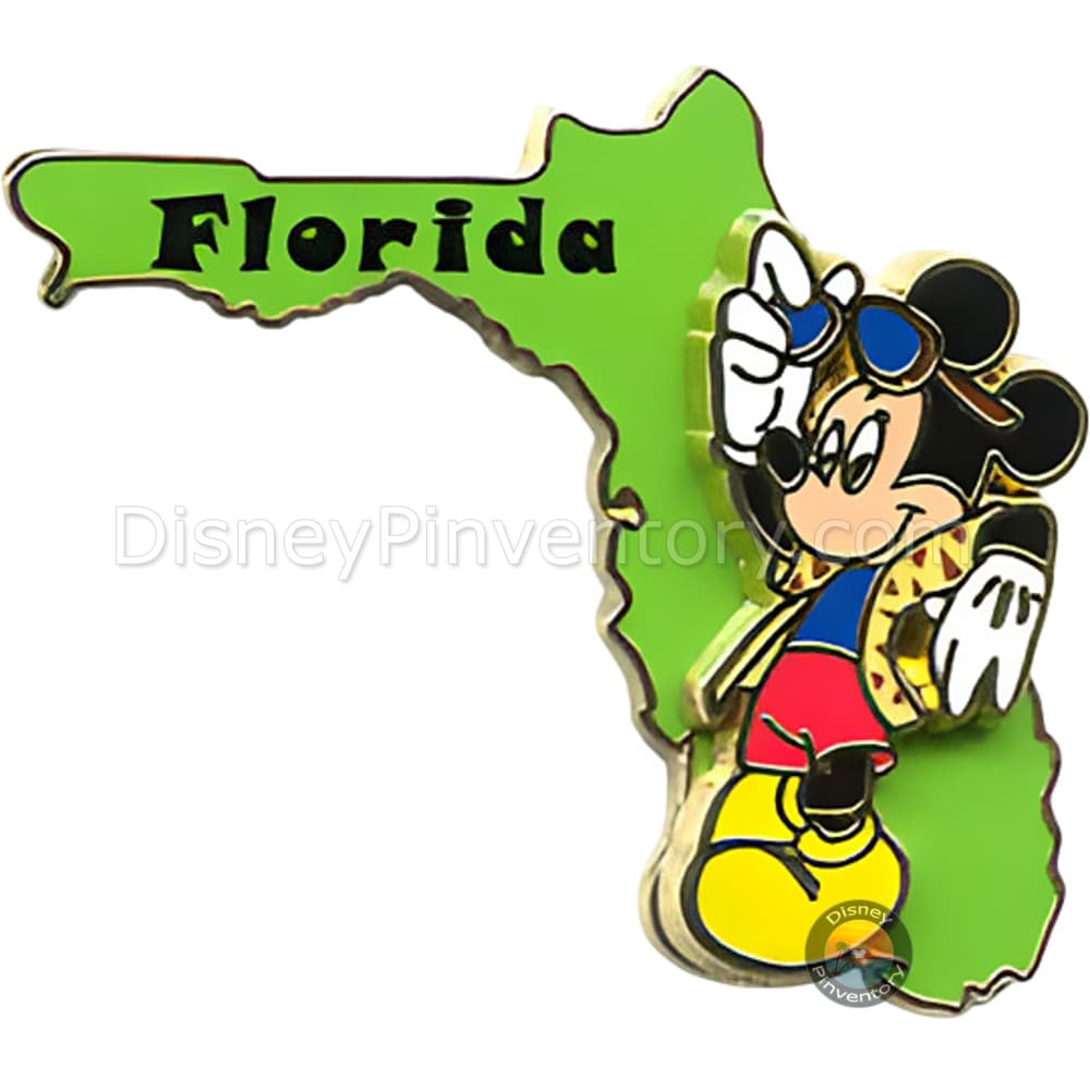 State Character Pin - Florida - Mickey Mouse - Pin 47015
