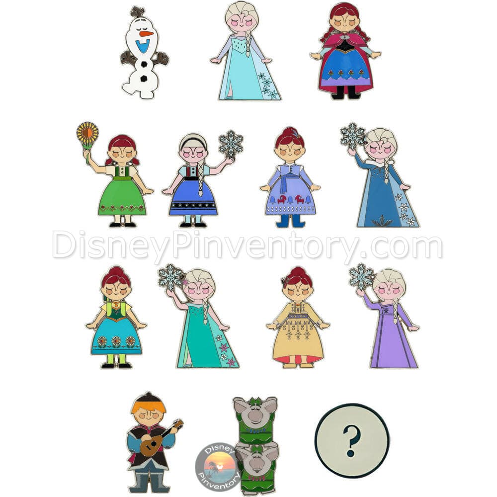 Fantasy Springs Anna and Elsa's Frozen Journey Mystery Pin Set - Pin 47313