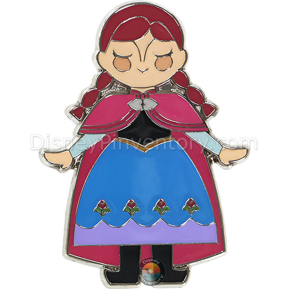 Fantasy Springs Anna and Elsa's Frozen Journey Mystery Pin Set - Anna in Traveling Dress - Pin 47316