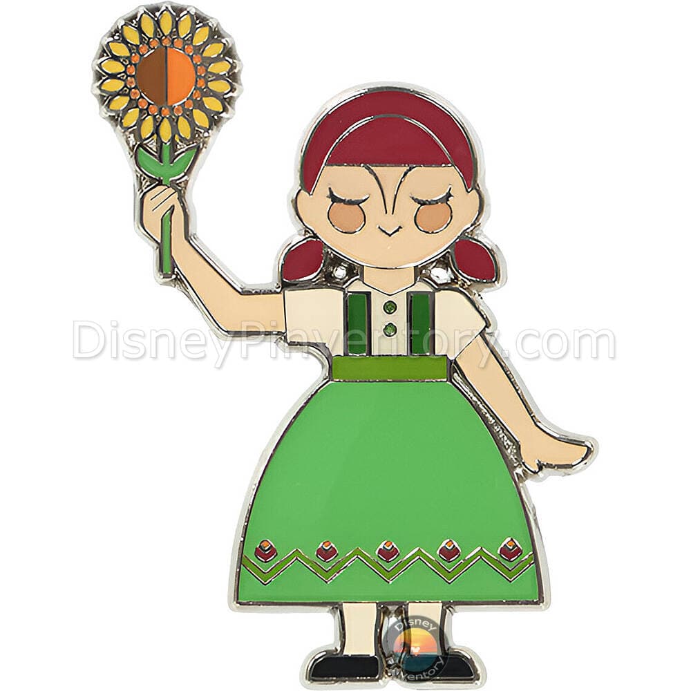 Fantasy Springs Anna and Elsa's Frozen Journey Mystery Pin Set - Anna in Child Dress - Pin 47317