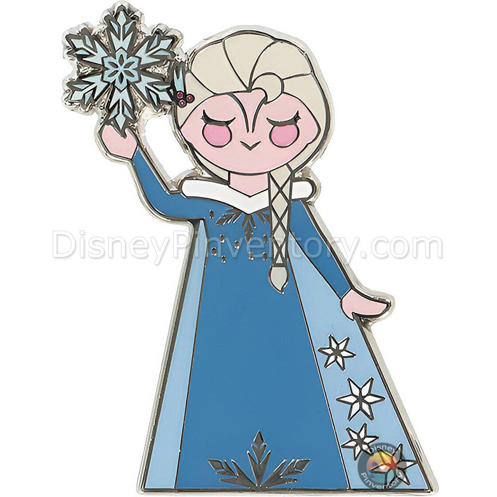 Fantasy Springs Anna and Elsa's Frozen Journey Mystery Pin Set - Elsa in Olaf’s Frozen Adventure Dress - Pin 47320