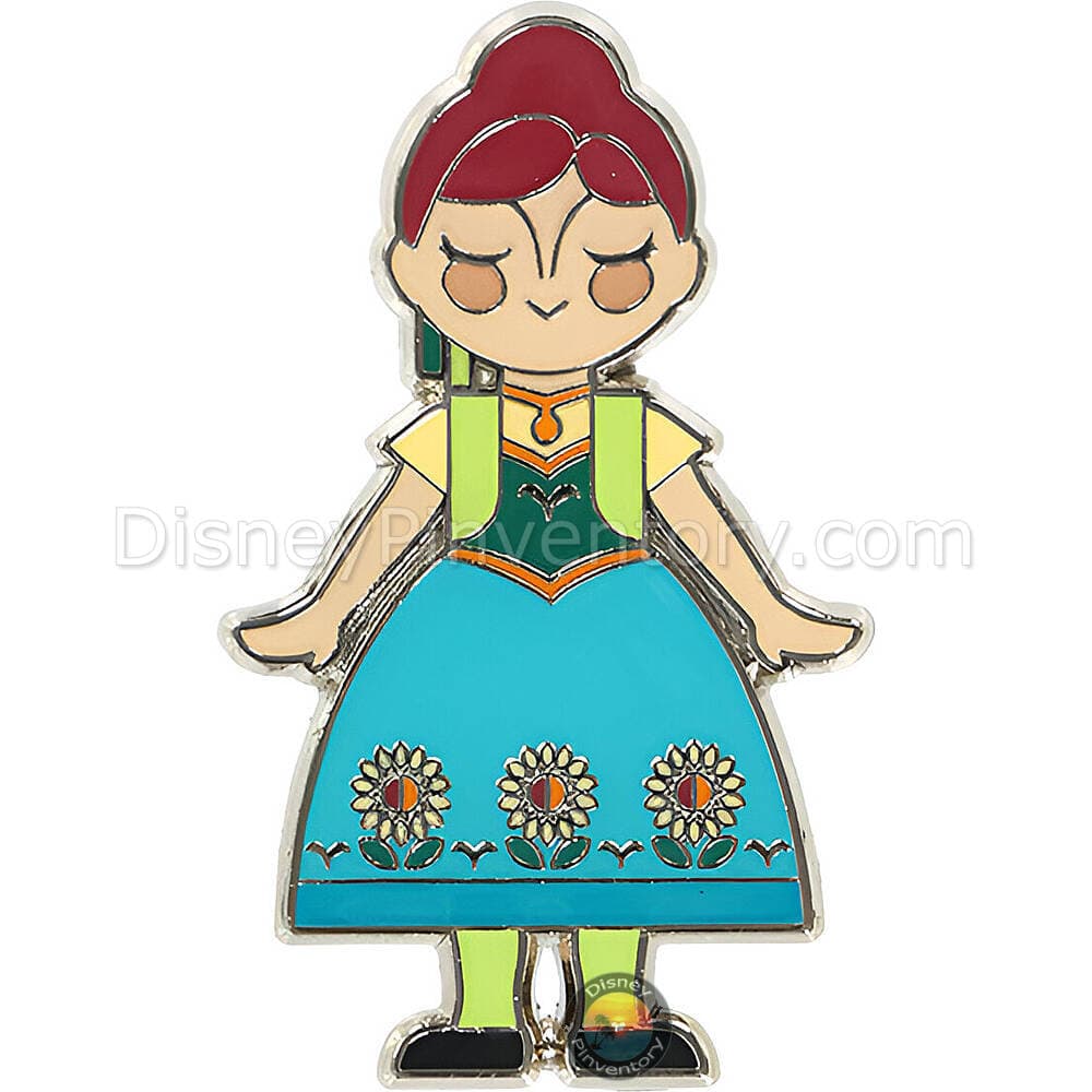 Fantasy Springs Anna and Elsa's Frozen Journey Mystery Pin Set - Anna in Spring Frozen Fever Dress - Pin 47321