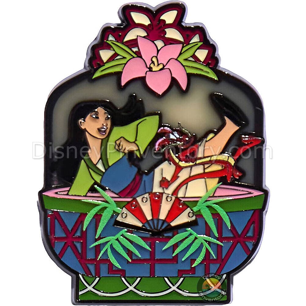 Loungefly Disney Princess Dome Blind Box Pin Set - Mulan - Hot Topic Exclusive - Pin 47487