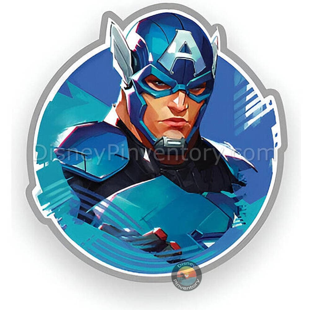 Marvel Rivals Mystery Series 01 Pin Set - Captain America (Y810) - FiGPiN - Pin 47571