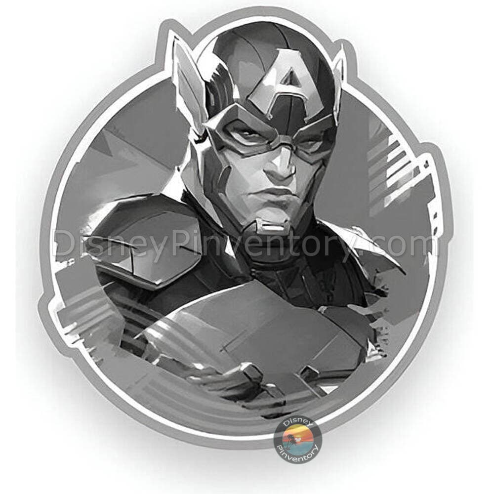 Marvel Rivals Mystery Series 01 Pin Set - Captain America (Y814) - FiGPiN - Pin 47575