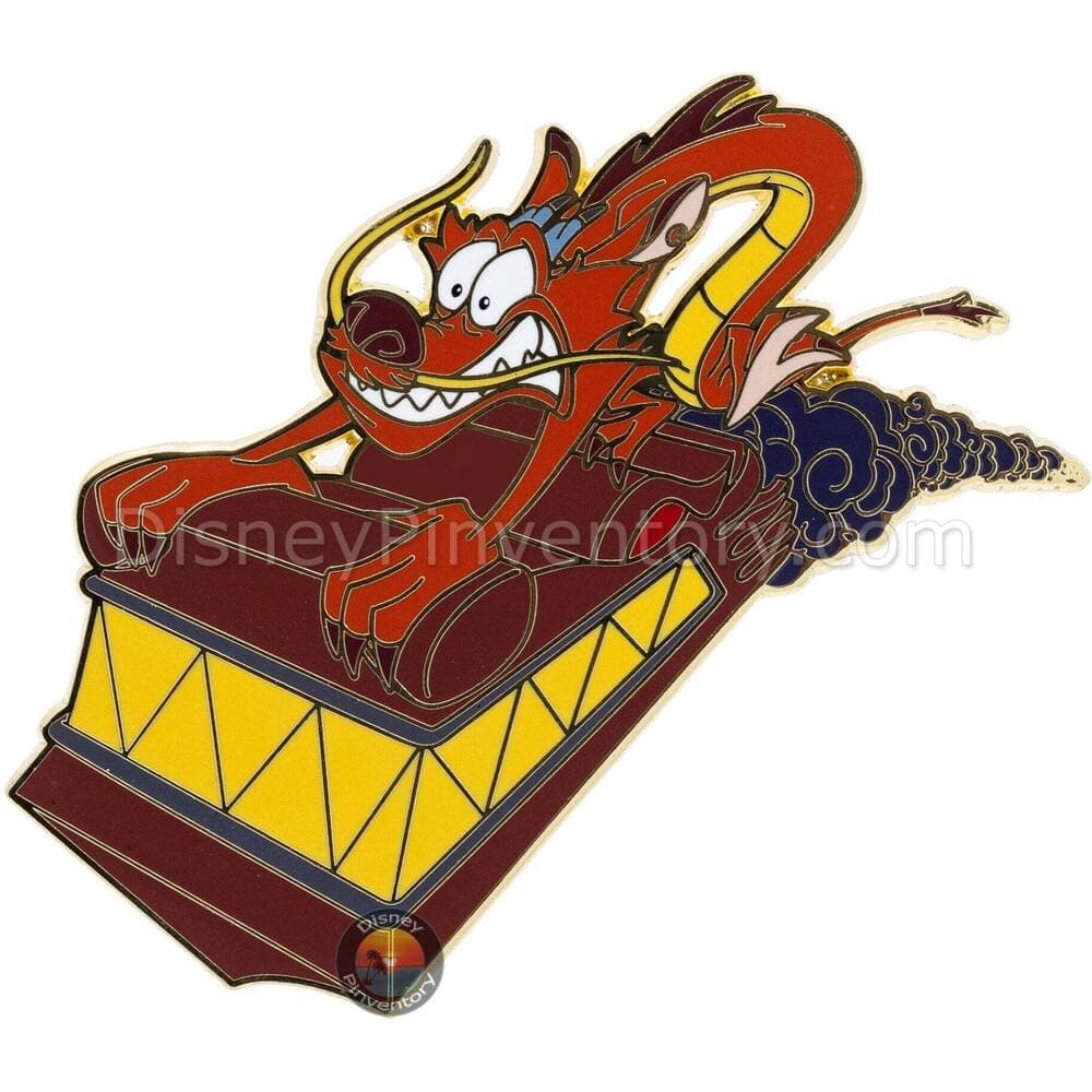 Disney Mulan Mushu on Rocket Trading Pin - Pin 47635