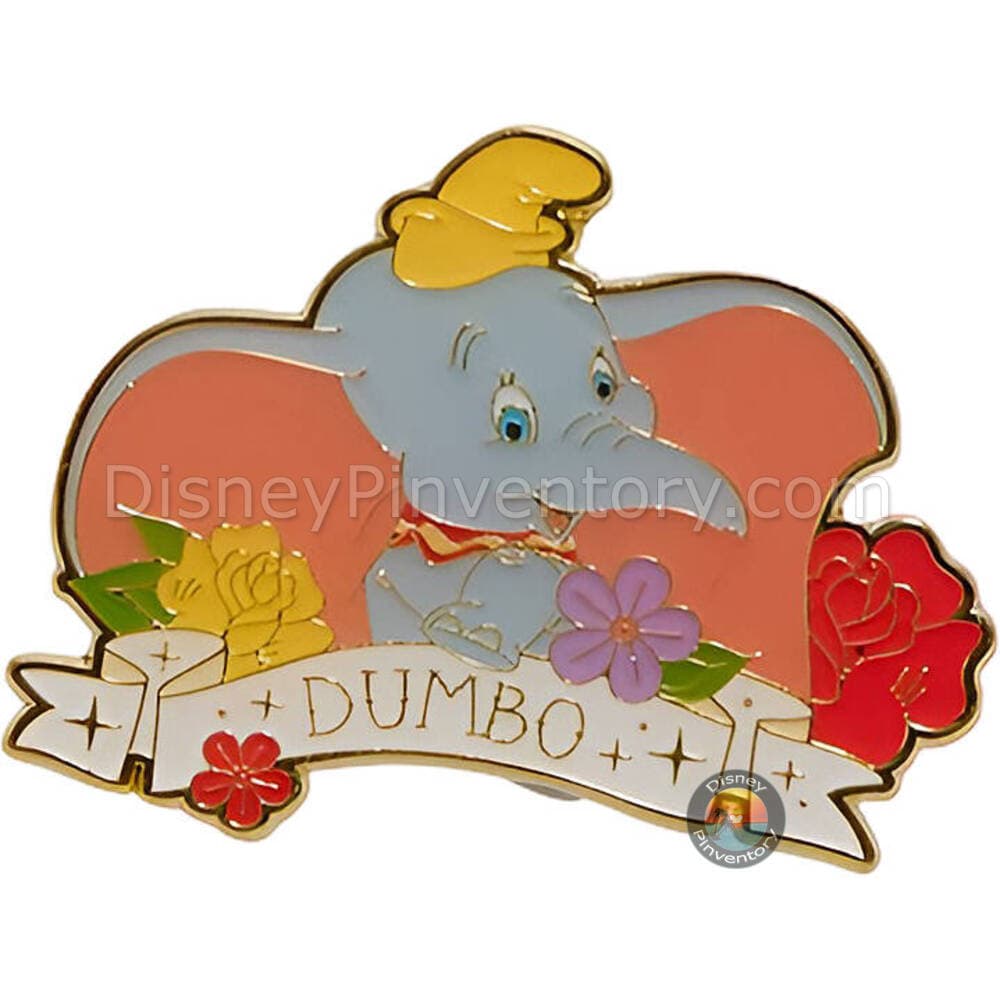 Loungefly Disney Animals Tattoo Blind Box Pin Set - Dumbo - Hot Topic Exclusive - Pin 47735