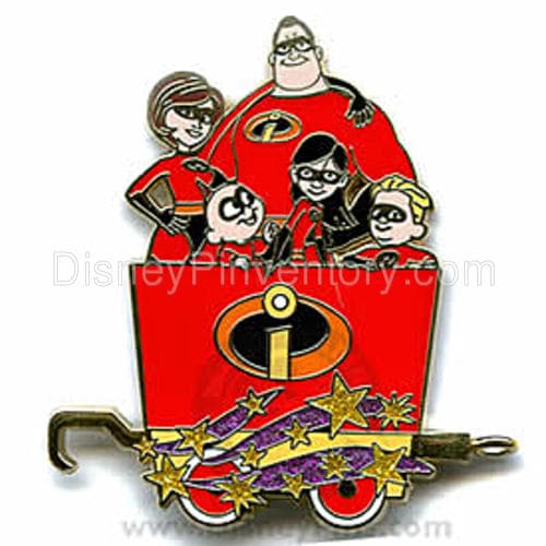 Character Train Collection - Mystery 2 Pin Tin Set - Incredibles Pin - Pin 4814