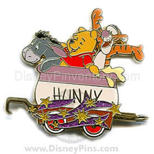 Character Train Collection - Mystery 2 Pin Tin Set - Pooh, Eeyore & Tigger Pin - Pin 4815
