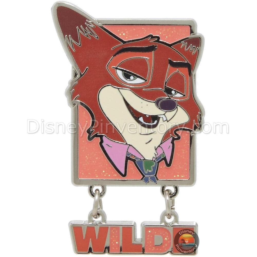 Disney Zootopia 2 Nick Wilde Portrait Pin - Pin 48169