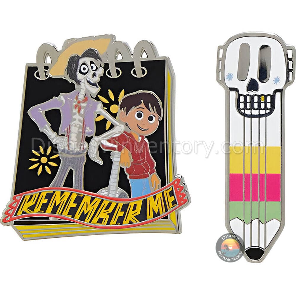 Disney Pixar Pencil & Notepad Blind Box Pin Set - Coco Set - BoxLunch Exclusive - Pin 48240