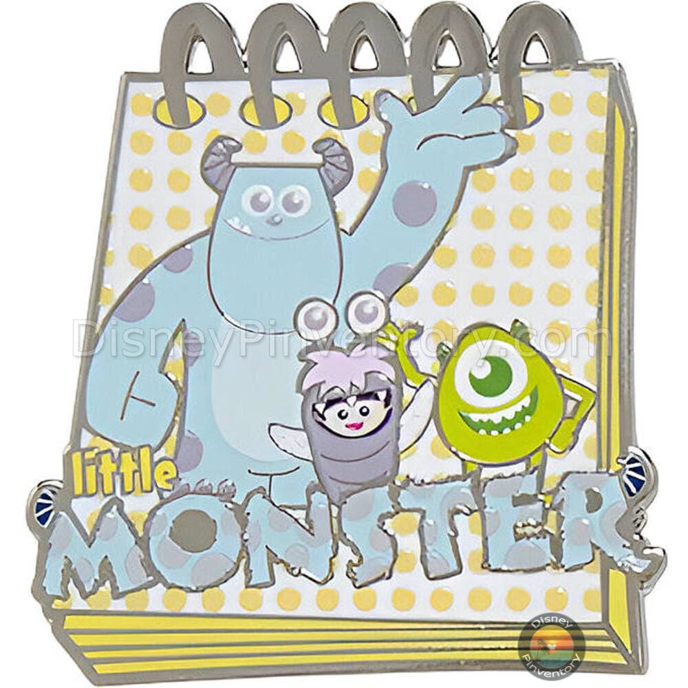 Disney Pixar Pencil & Notepad Blind Box Pin Set - Monsters, Inc. Notepad - BoxLunch Exclusive - Pin 48244