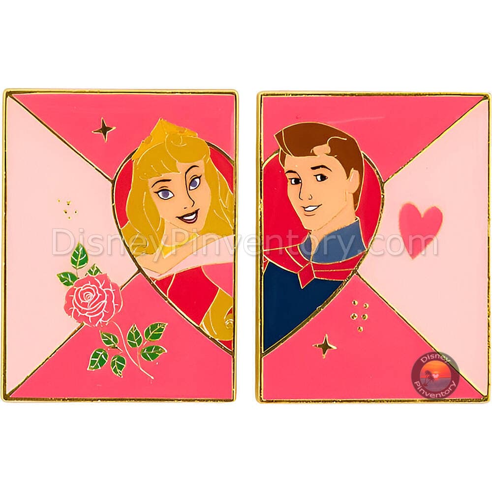 Loungefly Disney Princess Couple Blind Box Pin Set - Aurora & Prince Philip Set Only - BoxLunch Exclusive - Pin 48824