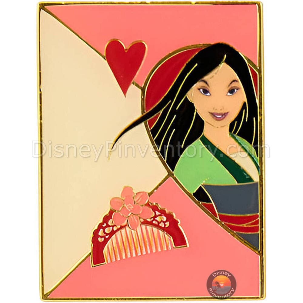 Loungefly Disney Princess Couple Blind Box Pin Set - Mulan Only - BoxLunch Exclusive - Pin 48827