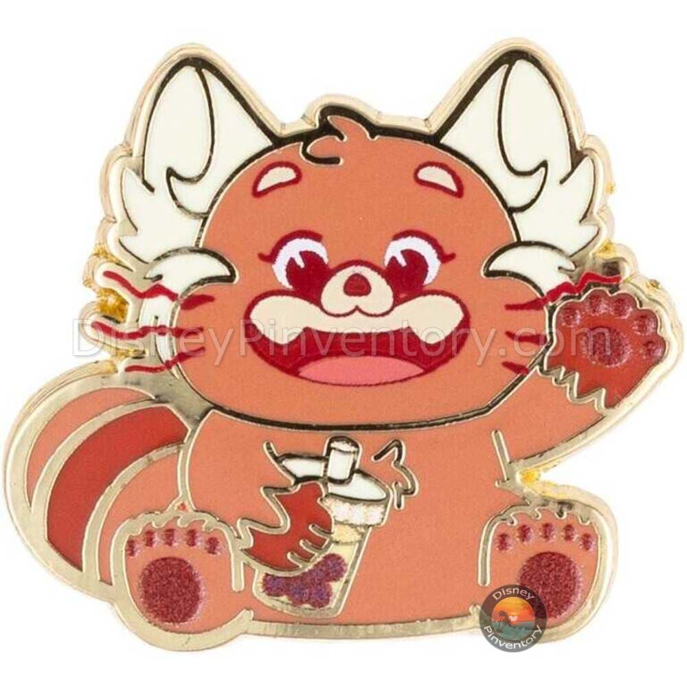 Pixar Turning Red Panda Waving Cuties Micro Pin - PALM Exclusive - Pin 49094