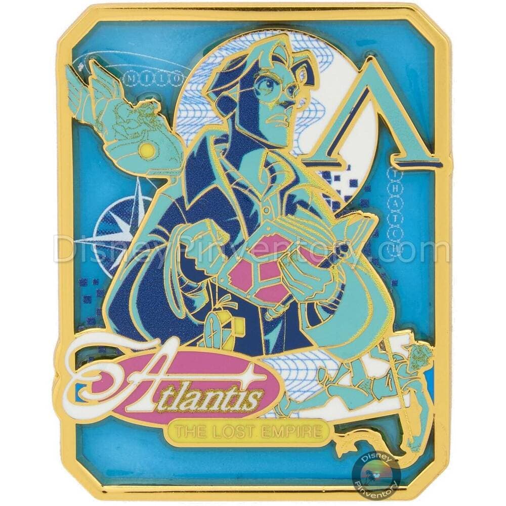 Disney Atlantis: The Lost Empire Milo Stained Glass Pin - BoxLunch Exclusive - Pin 49148