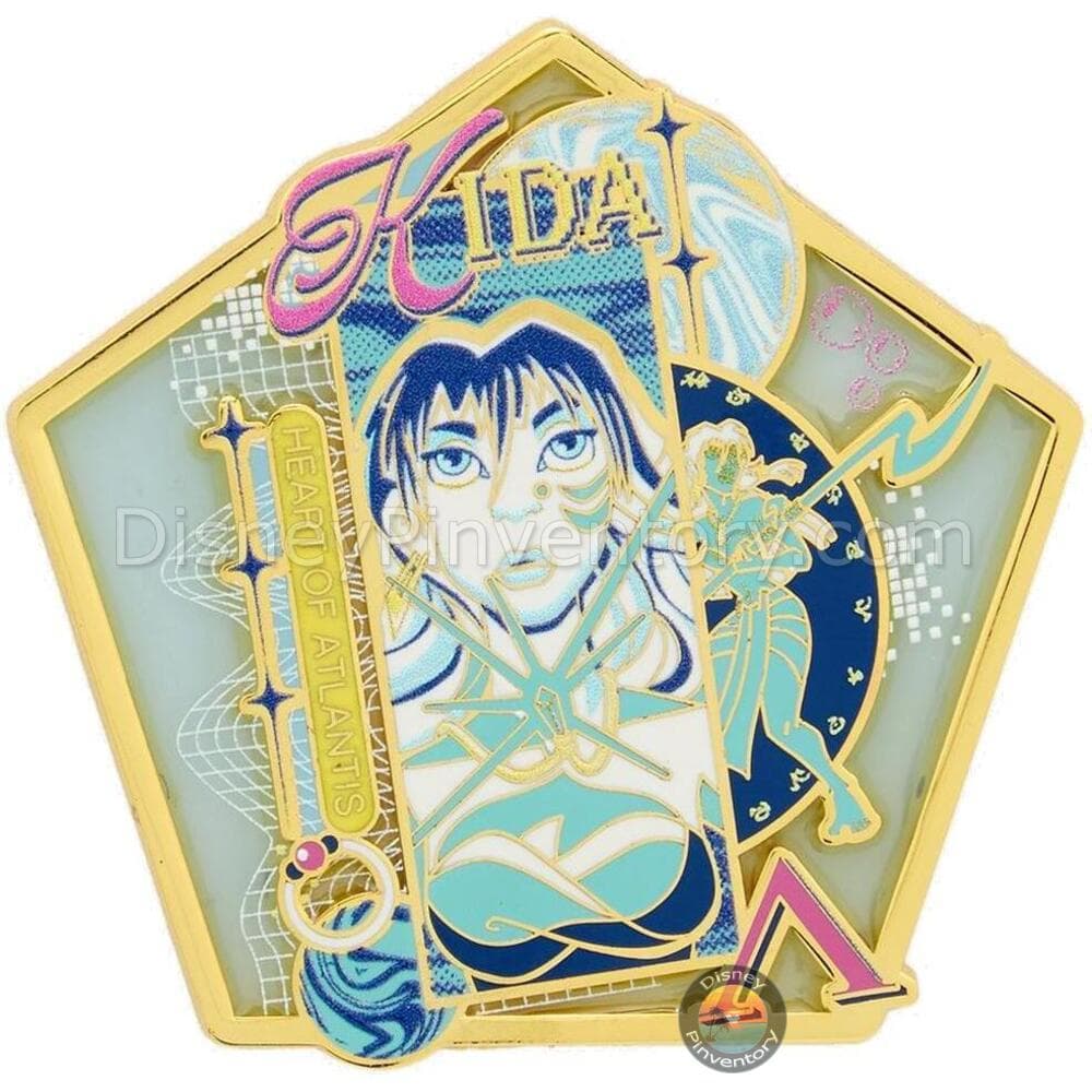 Disney Atlantis: The Lost Empire Kida Stained Glass Pin - BoxLunch Exclusive - Pin 49149
