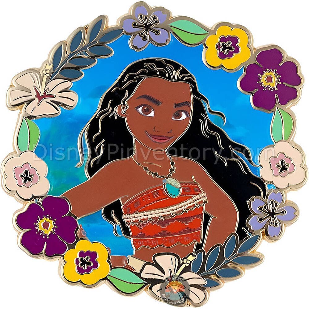 Disney Princesses Once Upon a Royal Realm Mystery Pin Set - Moana - PALM Exclusive - Pin 49384